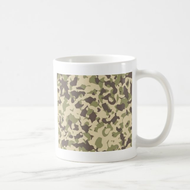 Camouflage Kaffeetasse (Rechts)
