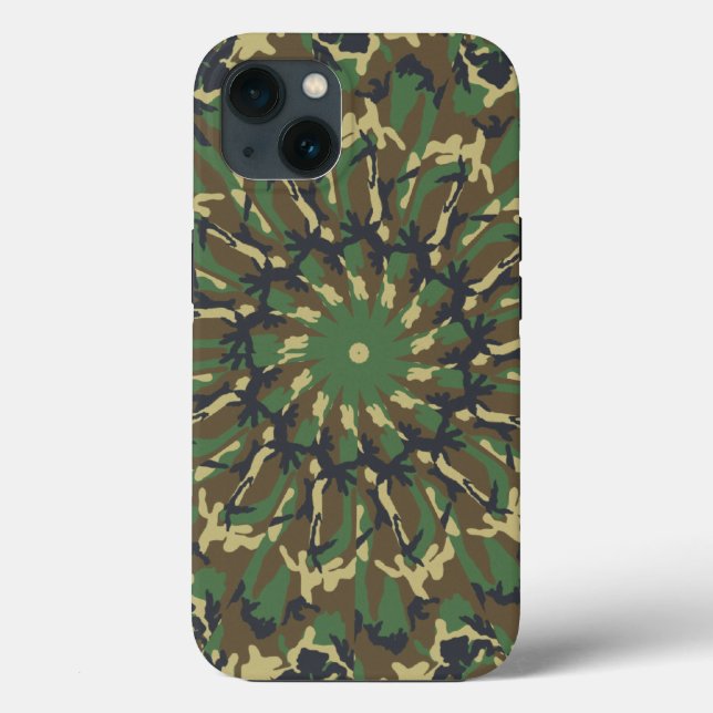 Camouflage Kaleidoskop Case-Mate iPhone Hülle (Rückseite)