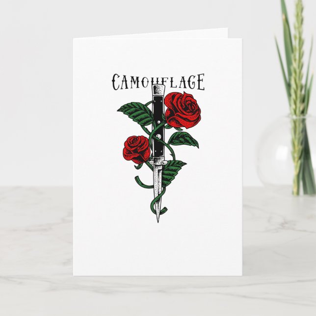 Camouflage Karte (Vorderseite)