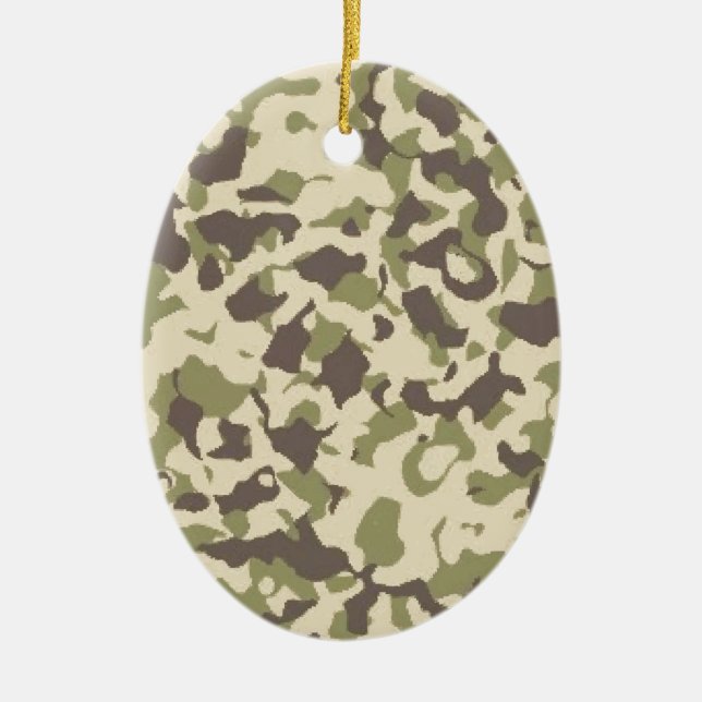 Camouflage Keramikornament (Vorne)