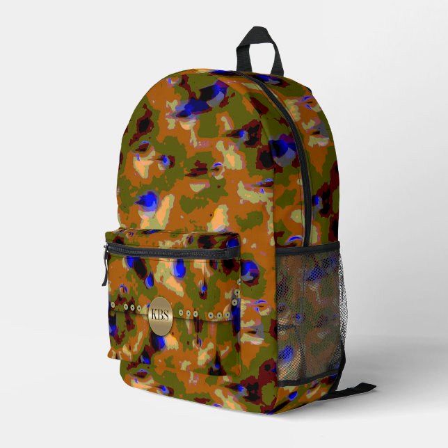 Camouflage Klutch Bag Druckbeutel Nähtasche Bedruckter Rucksack (Rückseitige Ecke Rechts)