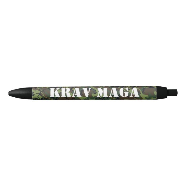 Camouflage KravMaga/Benutzerdefinierter Text Kugelschreiber (Vorderseite)