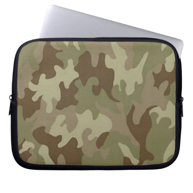 Camouflage Laptop Sleeve (Vorderseite)