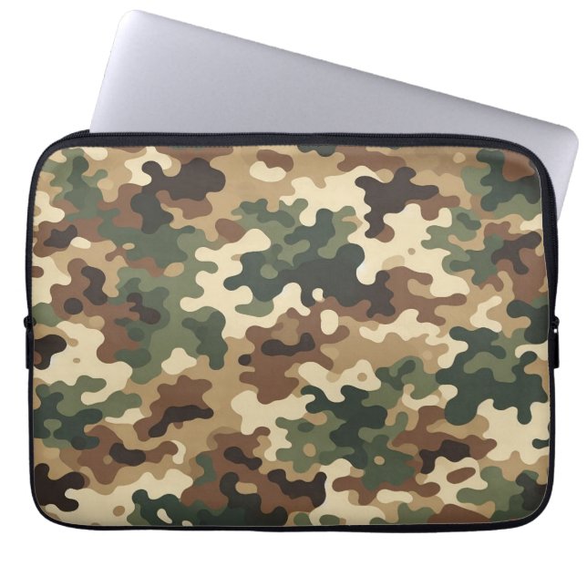 Camouflage Laptopschutzhülle (Vorderseite)