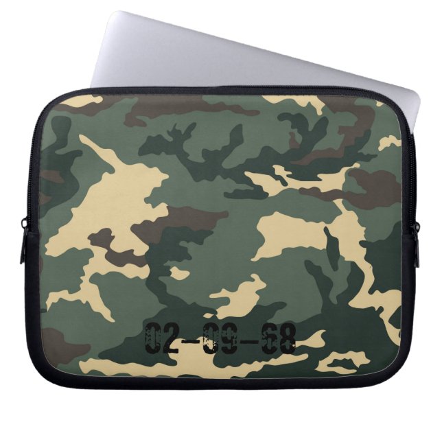 Camouflage Laptopschutzhülle (Vorderseite)