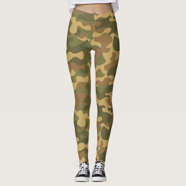 Camouflage Leggings (Vorderseite)