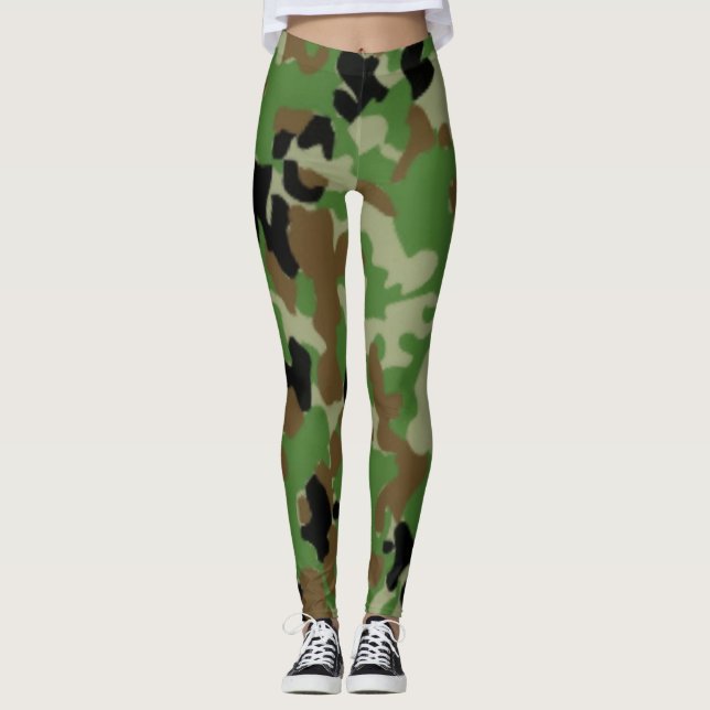 CAMOUFLAGE LEGGINGS (Vorderseite)