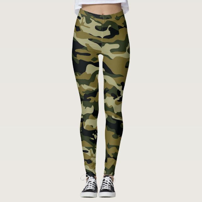 Camouflage Leggings (Vorderseite)