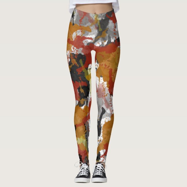 Camouflage Leggings (Vorderseite)