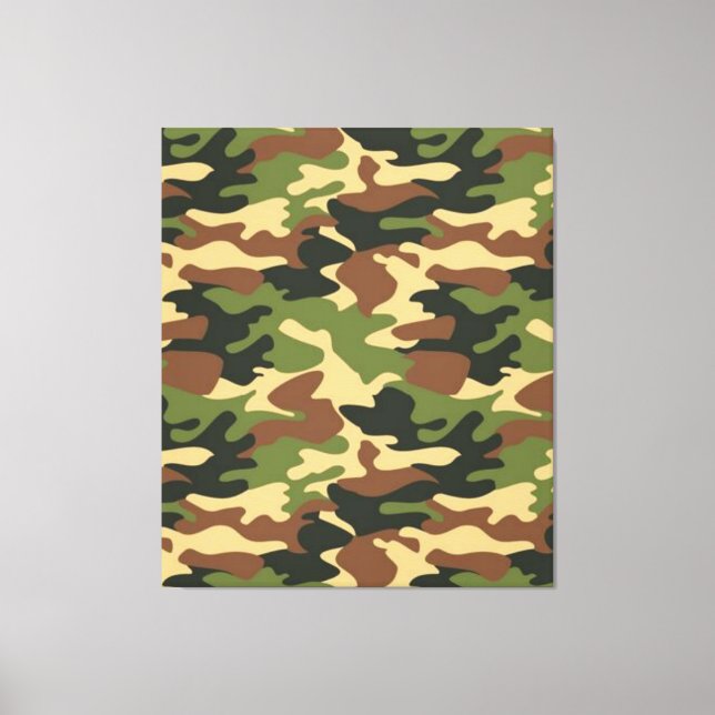 camouflage leinwanddruck (Vorderseite)