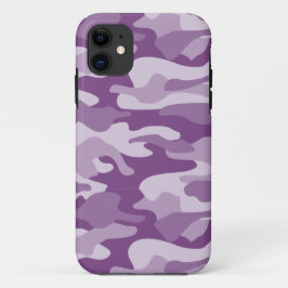 Camouflage Lilac Monocolor Case-Mate iPhone Hülle
