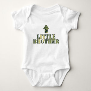 Camouflage LITTLE Brother Shirt / tolle Babydusche