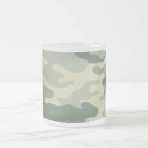 Camouflage Mattglastasse