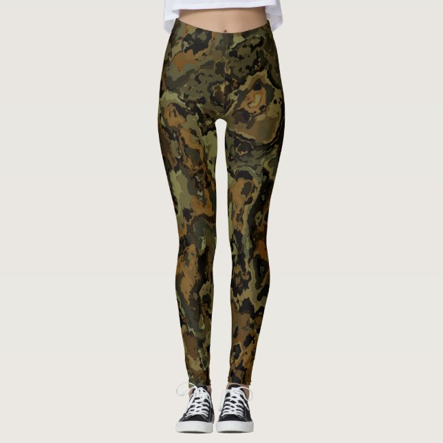 Camouflage Melt Leggings (Vorderseite)