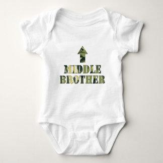 Camouflage Middle Brother Shirt / Tolle Babydusche