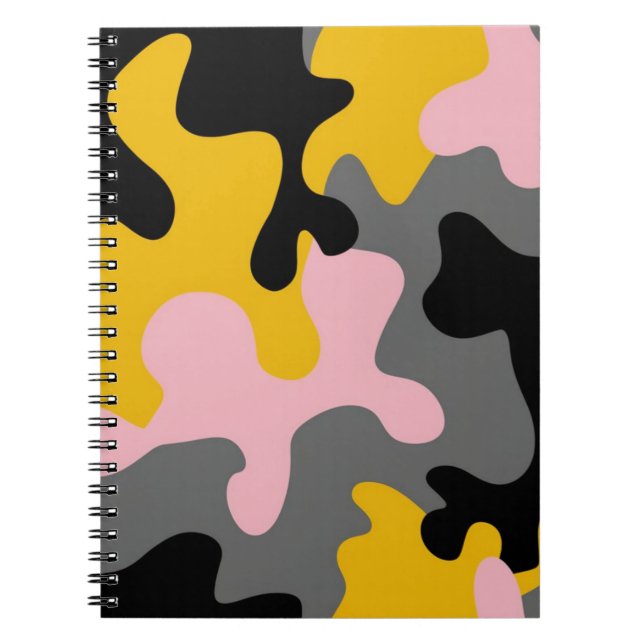 Camouflage Militär Notizblock (Vorderseite)