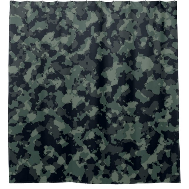 Camouflage-Militärische Struktur Duschvorhang (Vorderseite)