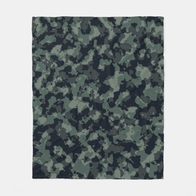 Camouflage-Militärische Struktur Fleecedecke (Vorderseite)