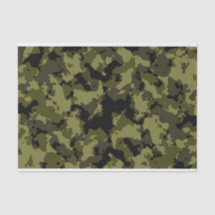 Camouflage militärischer Stil Seidenpapier