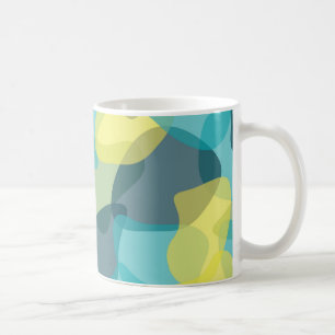 Camouflage, modern, cool, trendig, städtisch geome kaffeetasse