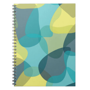 Camouflage, modern, cool, trendig, städtisch geome notizblock