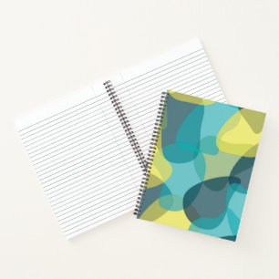 Camouflage, modern, cool, trendig, städtisch geome notizbuch