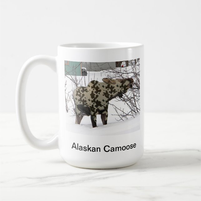 Camouflage Moose Tasse (Links)