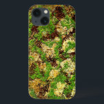 Camouflage Moss rostgealterter Grunge Alte Textur iPhone 13 Hülle<br><div class="desc">Dieses einzigartige Design zeigt ein Imitat rostetes Bügeleisen / Mossy Textur auf einem Hintergrund gemacht, um sehr alt und mottles aussehen. Es ist eine grungy, antike, abgenutzte Hintergrundtextur und wird natürliche Tarnung im Wald bieten oder es aussehen lassen, als hätten Sie Ihren elektronischen Fall / Ärmel entdeckt, nachdem er seit...</div>