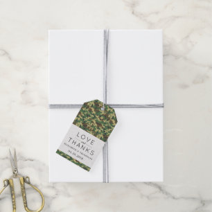 Camouflage Muster, Camouflage, Militär, Hochzeit Geschenkanhänger