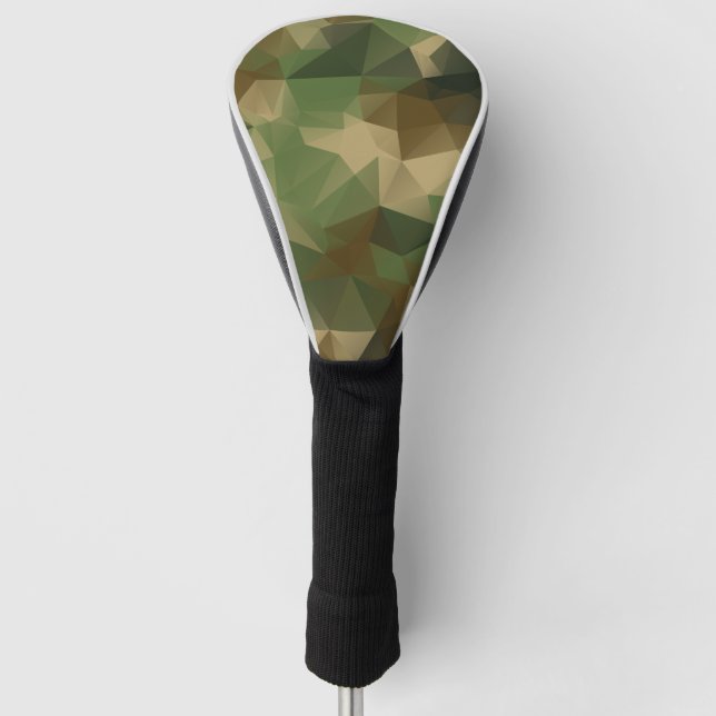 Camouflage Muster Camouflage Poly Driver Cover, Wh Golf Headcover (Vorderseite)