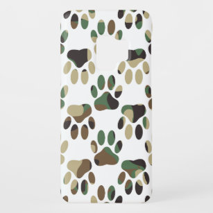 Camouflage Muster Dog Paw Print Case-Mate Samsung Galaxy S9 Hülle
