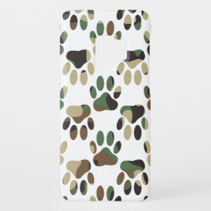 Camouflage Muster Dog Paw Print Case-Mate Samsung Galaxy S9 Hülle