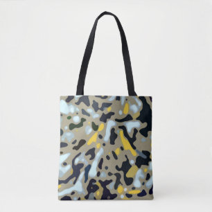 Camouflage-Muster - Gelb-Weiß-Schwarz