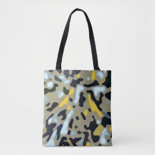 Camouflage-Muster - Gelb-Weiß-Schwarz