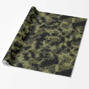 Camouflage-Muster Geschenkpapier