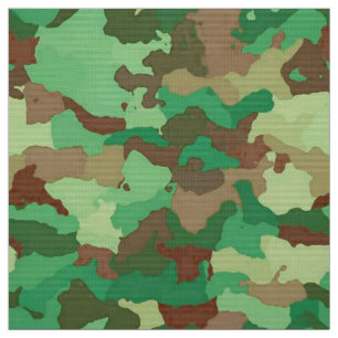 Camouflage Muster, grün, braun und tan Stoff