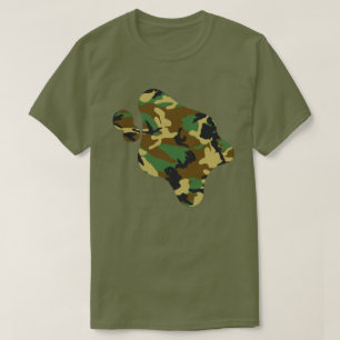 Camouflage Muster Paint Platsch T-Shirt