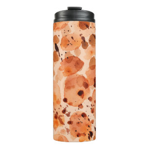 Camouflage nahtloses Muster mit natürlichem khaki  Thermosbecher