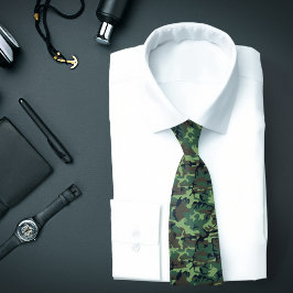 Camouflage Necktie Krawatte