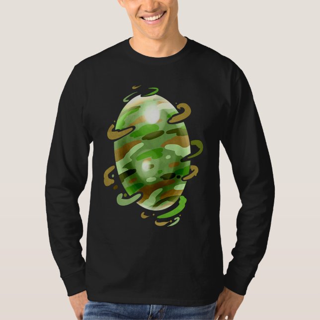 Camouflage Painted Easter Egg For Egg Hunt On East T-Shirt (Vorderseite)
