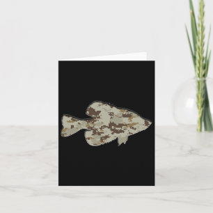 Camouflage Pan Fish Silhouette Digitale Camouflage Karte