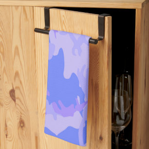 Camouflage Pastel Abstraktes Muster Geschirrtuch
