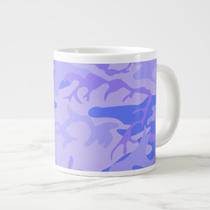 Camouflage Pastel Abstraktes Muster Jumbo-Tasse