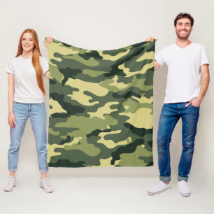 Camouflage Pattern Fleecedecke