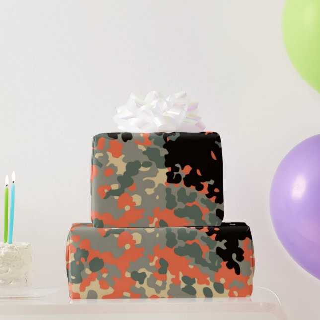 Camouflage Pattern Packpapier (Partygeschenke)