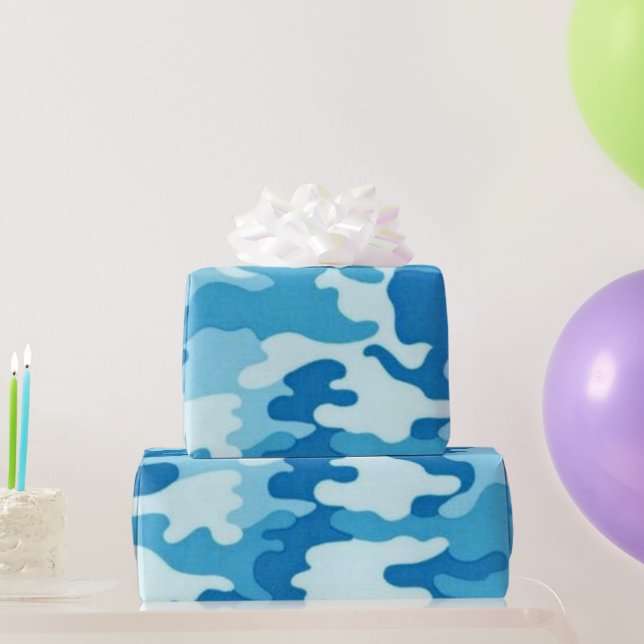 Camouflage Pattern Packpapier (Partygeschenke)