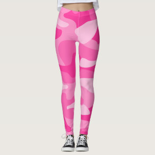 Camouflage Persisch-Rosa Leggings