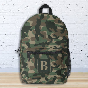 Camouflage Personalisiert Monogram Camouflage Bedruckter Rucksack