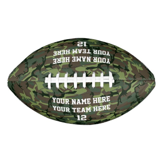 Camouflage Personalisiert Name Team Number Sports Football (Vorderseite)