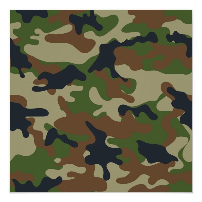Camouflage Poster (Vorderseite)